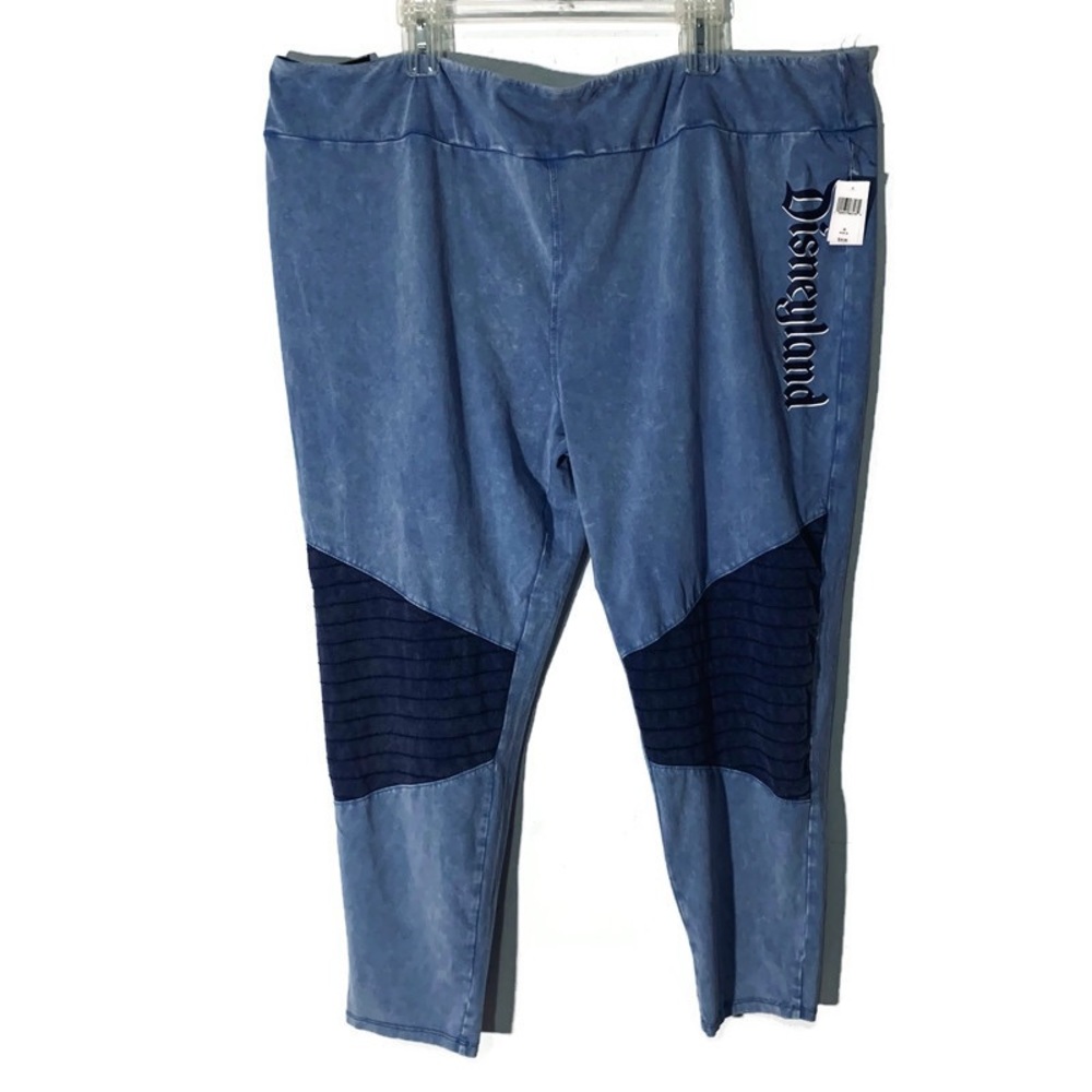 Disney Blue Leggings with Dark Blue Accents